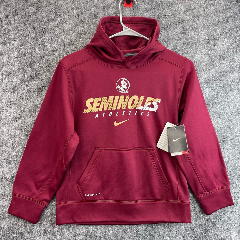 Nike Florida State Seminoles Stadium Athletic Youth Big Logo Pullover Hoodie M